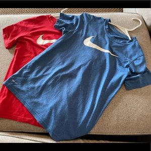 Two Nike shirts
